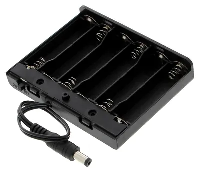 Produktbild von Batteriefach - 6x AA (9V), mit DC-Stecker, mit Schalter