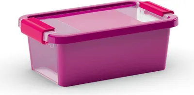 Produktbild von KIS Kunststoffbox Bi Box XS Lila / Transparent
