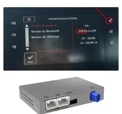 Zdjęcie produktu dla Bezprzewodowy adapter Carplay, obsługa multimediów, integracja kamery, SMEG