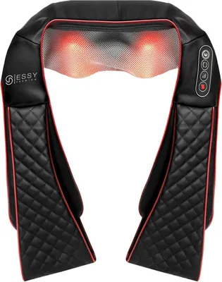 Immagine prodotto di Cuscino massaggiante per il collo con funzione Shiatsu, riscaldamento e design ergonomico, ideale per collo, schiena e spalle