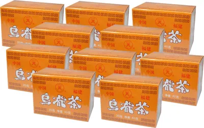 Produktbild von 10er-Pack Fujian chinesischer Oolong Tee [ 10x (20 Teebeutel / 40g) ] 200 Teebeutel