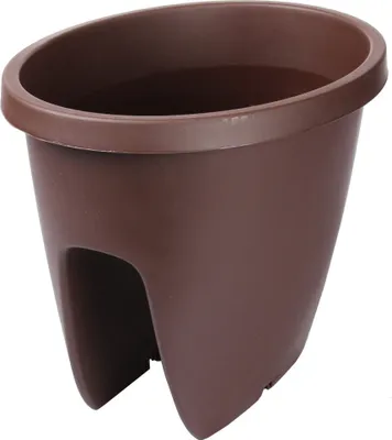 Obrázok produktu pre Multipack 2ks Balconia OVI balkónový kvetináč hnedá 60 cm