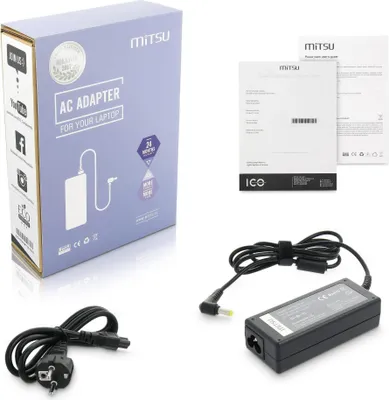 Produktbild von Netzteil Ladegerät für Acer 19V 3,42A 65W 5,5x1,7mm