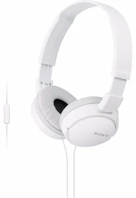 Produktbild von Sony MDR-ZX110AP, Kabelgebunden, 12 - 22000 Hz, Anrufe/Musik, 120 g, Kopfhörer, Weiß