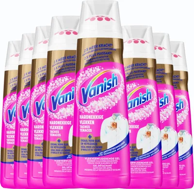 Produktbild von Vanish Oxi Action Gold Powergel Fleckenentferner 8x200ml - Vorteilspackung