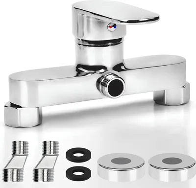 Produktbild von Einhebel-Duscharmatur - Chrom - Wandmontage - Duscharmatur