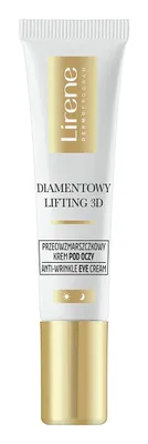 Produktbild von Lirene Diamentowy Lifting 3D Przeciwzmarszczkowy Krem pod oczy 50-70+, 15 ml