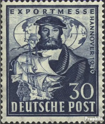 Produktbild von Briefmarken Bizone (Alliierte Besetzung) 1949 Mi 105 gestempelt Hannovermesse
