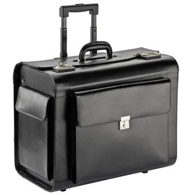 Produktbild von Dermata Pilotenkoffer Trolley Leder 50 cm