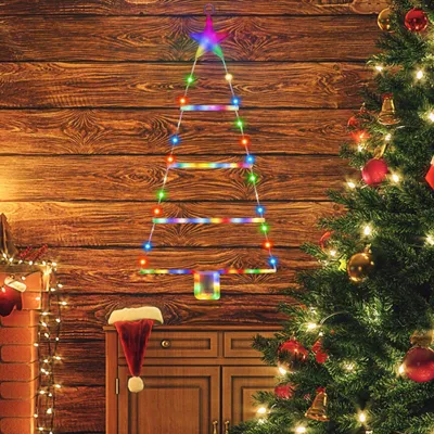 LED-Kerzenleuchter 87 cm, 8 Modi, Timer, wasserdicht, für Weihnachten