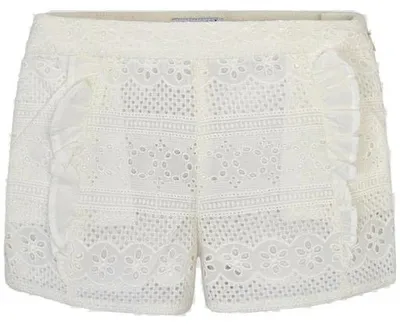 Produktbild von Mayoral Mädchen Shorts mit Spitze und Rüschen, verstellbarer Gummibund, Größe 110