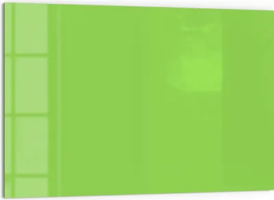 Produktbild von DEQORI Küchenrückwand Glas 60x40 cm 'Hellgrün' Spritzschutz Bad Rückwand Küche