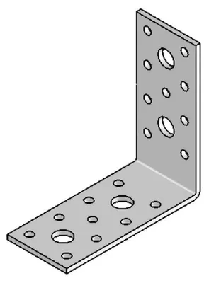 Image de Équerre Sans Renfort - 90x90x40x3 mm - D-Work