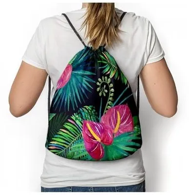 Produktbild von Rucksacktasche mit Tropicali-Aufdruck (A4)