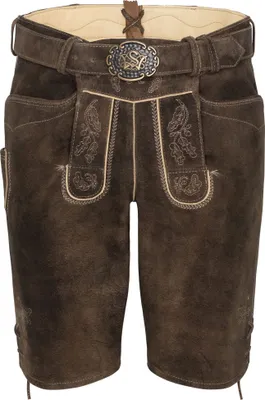 Produktbild von Spieth & Wensky - Herren Trachten Lederhose mit Gürtel, Veit (261302-0648), Größe:48, Farbe:nutria/ST 134 D Sand (4586)