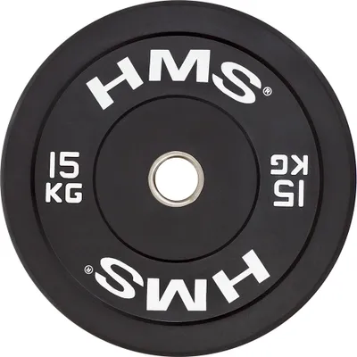 Immagine prodotto di Bbr15 Piastra olimpica nera Paraurti 15 kg Hms