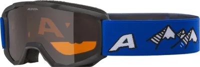 Produktbild von ALPINA Piney Kinder Skibrille mit 100% UV-Schutz schwarz