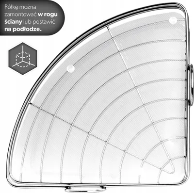Immagine prodotto di Cestino per doccia KADAX "Kobuk", triplo, in acciaio inox, mensola per doccia per bagno, mensola per doccia, cestini e mensole per doccia, 58 cm, argento