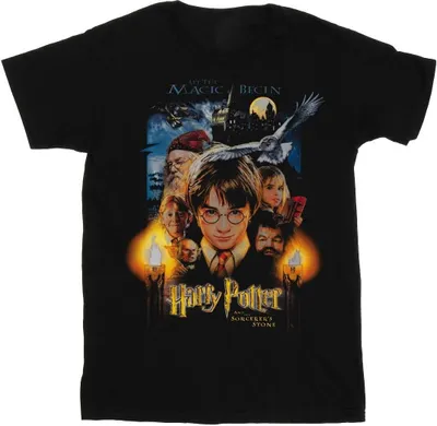 Produktbild von Harry Potter - "The Sorcerer's Stone" T-Shirt für Jungen BI20979 (140-146) (Schwarz)