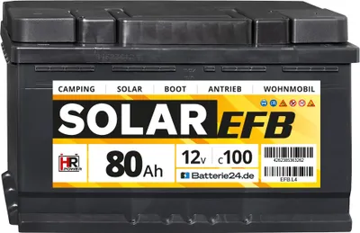 Produktbild von HR Solar EFB 12V 80Ah Versorgerbatterie