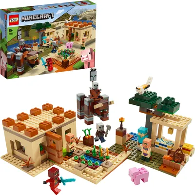 Obrázok produktu pre LEGO 21160 Minecraft Súprava na nájazd Illager s Devastátorom a Kaiom, Hračky pre deti