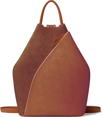 Produktbild von Damen Rucksack Vegan Zweifarbig und Stylisch 30620 Brown