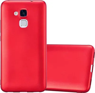 Produktbild von Cadorabo Schutzhülle für Honor 5C Hülle in Rot Handyhülle TPU Silikon Etui Cover Case