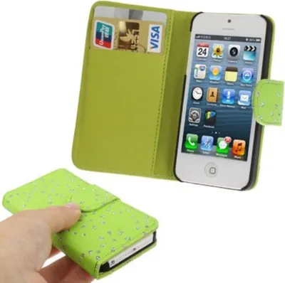 Produktbild von Schutzhülle (Flip Quer) für Case Handy Apple iPhone SE Grün