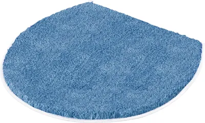 Produktbild von Kleine Wolke Badteppich Relax Azur 47 cm x 50 cm Deckelbezug