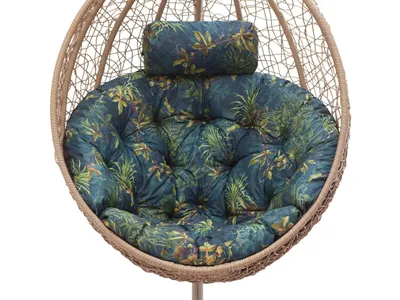 Obrázok produktu pre Vankúš pre záhradný kokón "Luna" od Pillowprim - odolný voči UV žiareniu a prateľný, Green Meadow