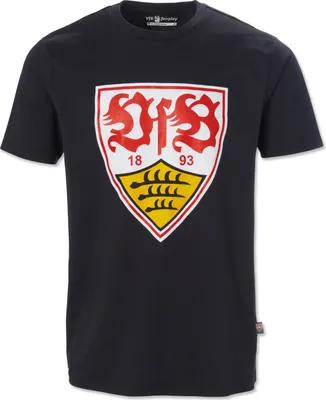 Produktbild von VfB Stuttgart T-Shirt Wappen schwarz Gr. L