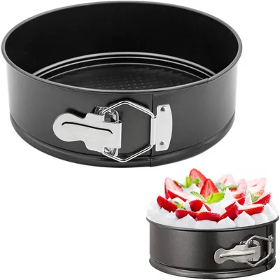 Productafbeelding van Springvorm, rond, 20 cm, koolstofstaal, antiaanbaklaag, snelsluiting