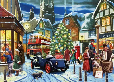Zdjęcie produktu dla Alipson Puzzle – świąteczne puzzle, 1500 elementów, zimowa wioska, dla dorosłych