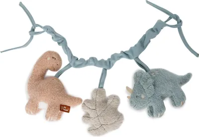 Produktbild von Jollein Kinderwagenkette Roarsome - Dinos - Kinderwagen Spielzeug - Babyschale Spielzeug - Kinderwagen Zubehör