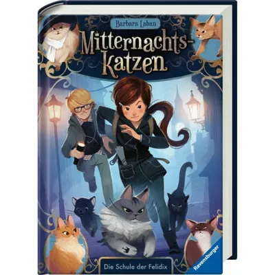 Immagine prodotto di Mitternachtskatzen, Band 1: Die Schule der Felidix (Katzenflüsterer-Fantasy in London für Kinder ab 9 Jahren)