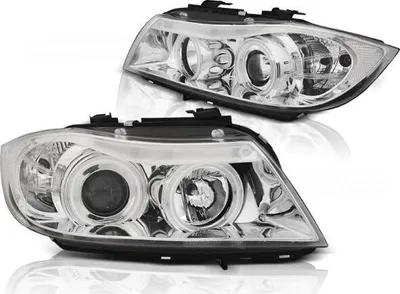Produktbild von Scheinwerfer CCFL Angel Eyes passend für BMW 3er E90 E91 Bj. 05-08 Chrom