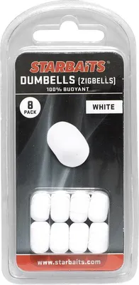 Obrázek produktu pro Starbaits Plovoucí Nástraha Dumbells 8ks bílá