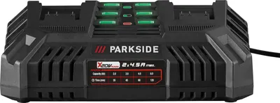 Produktbild von PARKSIDE® 20 V Akku-Doppelladegerät »PDSLG 20 B1«, 4,5 A
