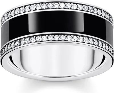 Produktbild von Thomas Sabo - TR2446-691-11-54 - Ring - Damen - 925er Silber geschwärzt - Weite 54