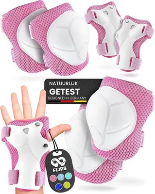 Produktbild von Famanu Schützer Set für Kinder - Knieschoner, Ellenbogenschoner und Handgelenkschoner
