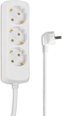 Produktbild von Hama 00030381, 1,4 m, 230 V, 50 Hz, Weiß, 195 mm, 86 mm
