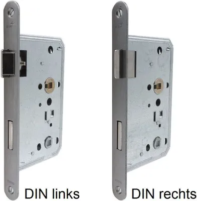 Produktbild von BMH Objektschloss Einsteckschloss Schloss WC Bad 65/24 DIN 18251 Klasse 3 DIN Richtung: Rechts
