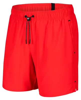 Produktbild von Arena Herren Badeshorts Evo Beach Boxer Solid mit elastischem Bund und Seitentaschen, Rot