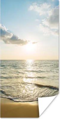 Produktbild von MuchoWow® Poster Meer - Sommer - Strand 20x40 cm - Plakat - Foto