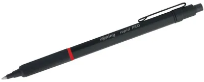 Immagine prodotto di ROTRING Kugelschreiber rapid PRO Matt Schwarz + Mine M Blau Geschenkbox