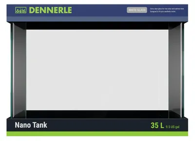 Produktbild von Dennerle Nano Tank White Glass, 35 Liter - 40 x 32 x 25 cm - Nano Aquascaping Aquarium