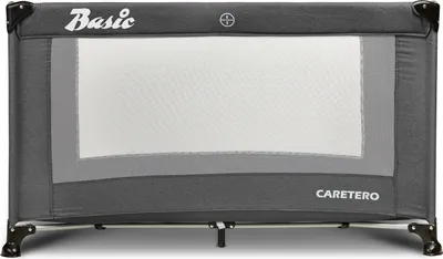 Obrázok produktu pre Sklopiteľná ohrada na 1 úroveň Caretero - Basic, Graphite