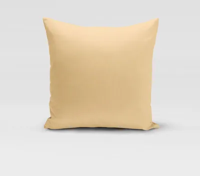 Produktbild von SCHÖNER LEBEN. Kissenhülle Leinenlook uni pastell gelb div. Größen Größe 60x60cm (HxB) 60x60cm (HxB) Größe