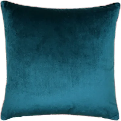 Obrázok produktu pre Riva Home Meridian povlak na dekoračný vankúš RV1086 (55 x 55 cm) (petrolejová/staroružová)