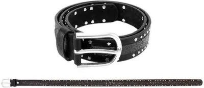 Produktbild von Gürtel Nieten+Glitzer schwarz 75 cm - bb-Klostermann 22213 - Kindergürtel -